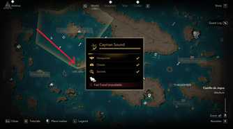 A player locating the Heavy Shot Storage Ultimate Plan in Assassin's Creed: Black Flag Resynced.