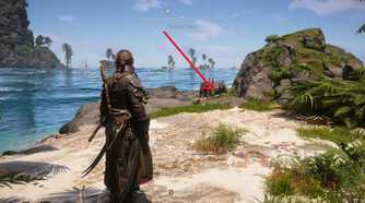 A player locating the Heavy Shot Storage Ultimate Plan in Assassin's Creed: Black Flag Resynced.