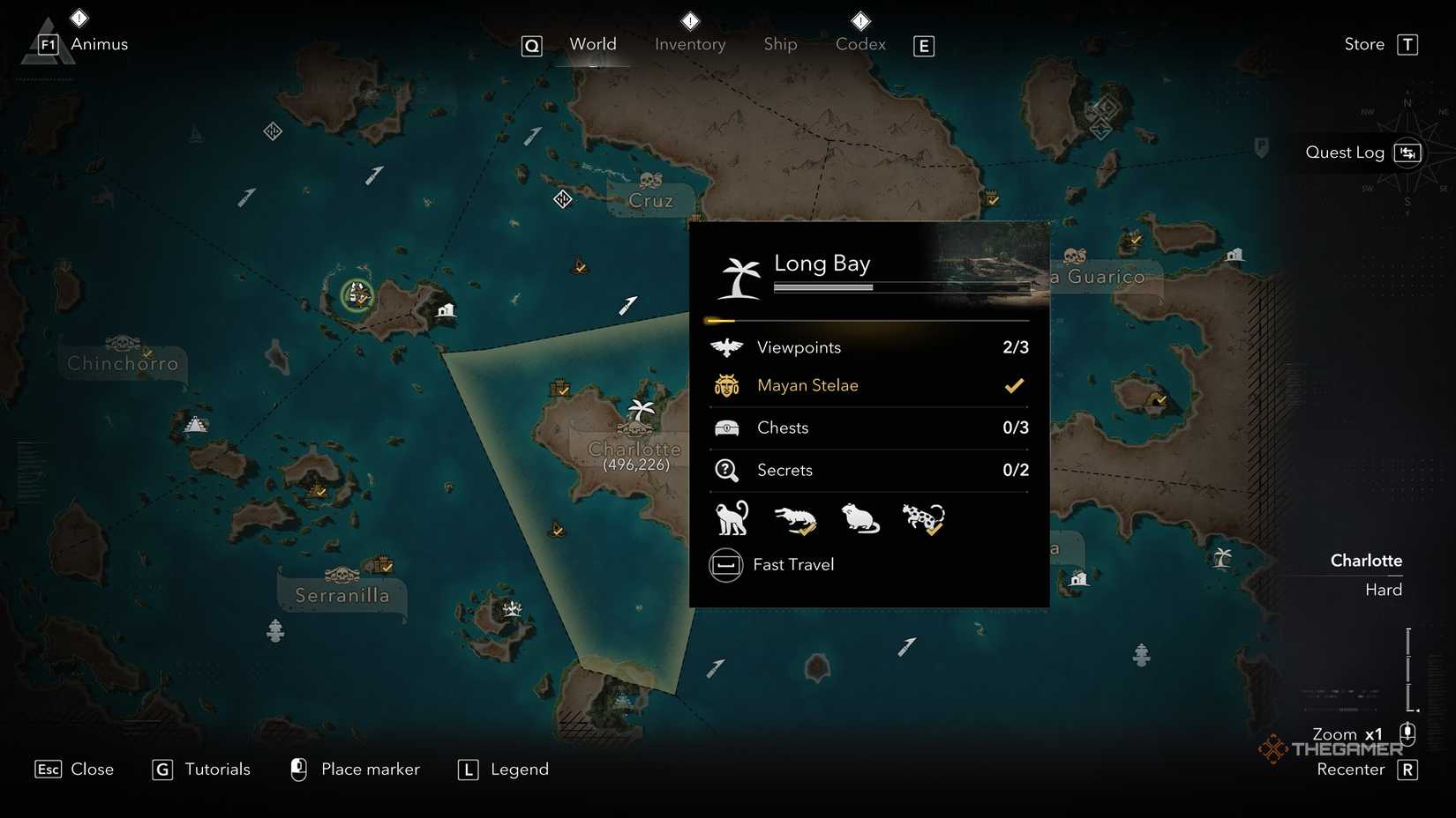 Players who have acquired all Long Bay collectibles in Assassin's Creed: Black Flag Resynced.