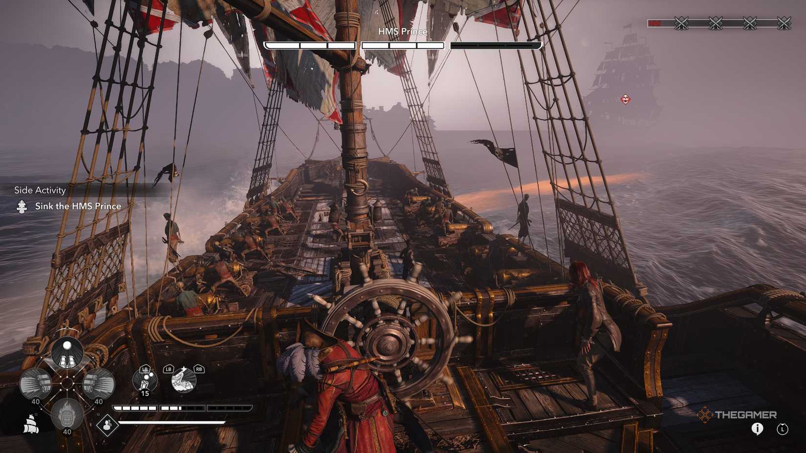 Players who defeated the legendary ship HMS Prince in Assassin's Creed: Black Flag Resynced.