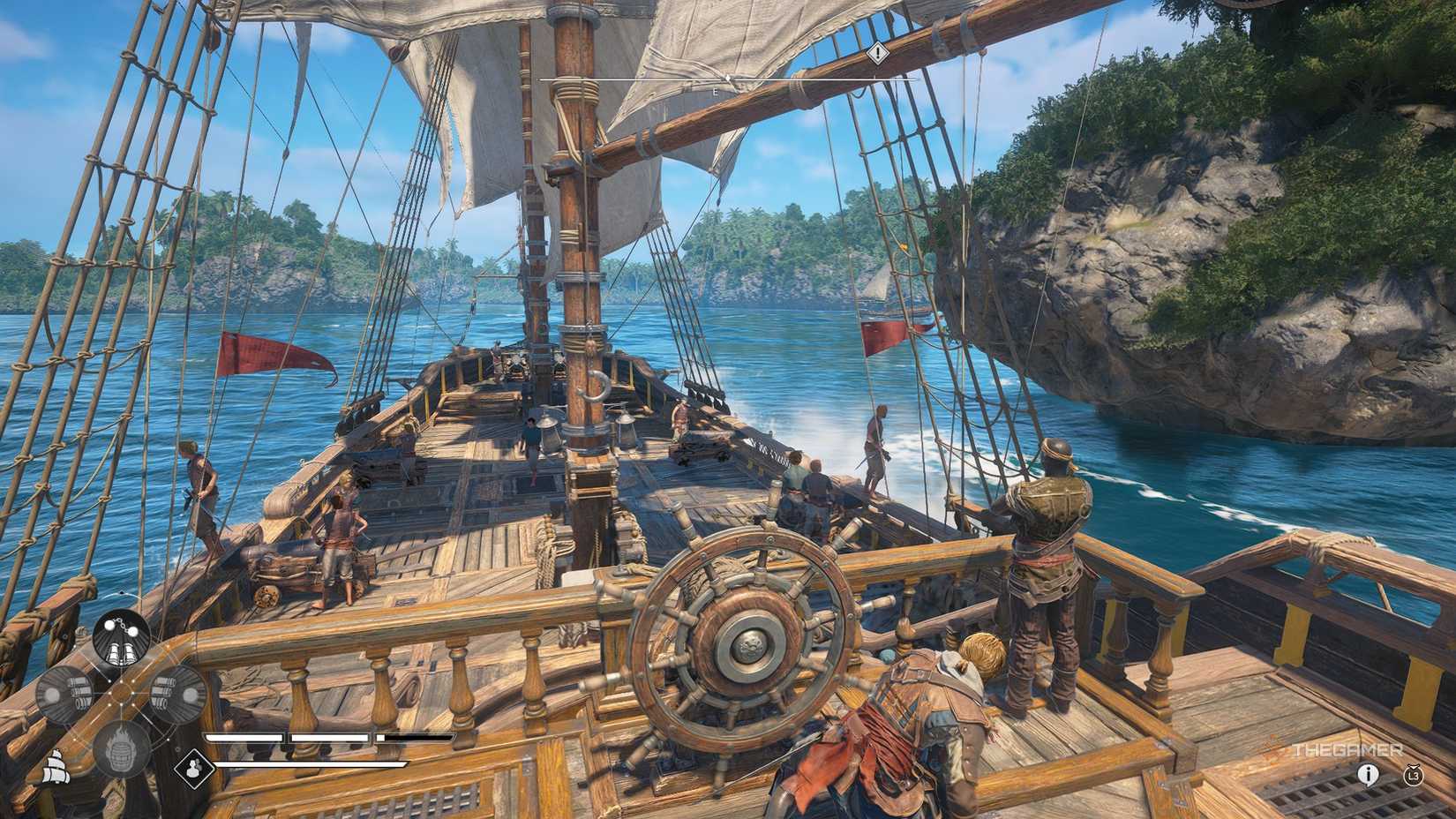 Steering a ship in Assassin's Creed Black Flag Resynced.
