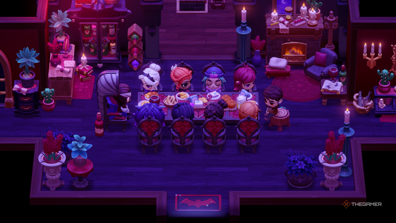 Moonlight Peaks everyone around the table.