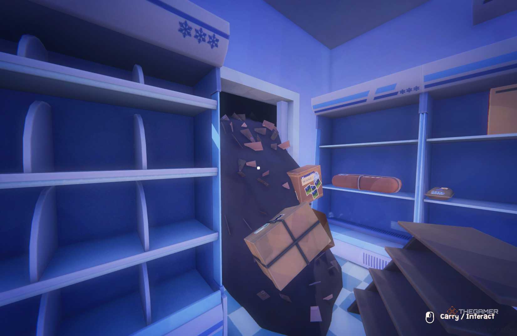 Parcels in a pile at the Cat Mail Company.