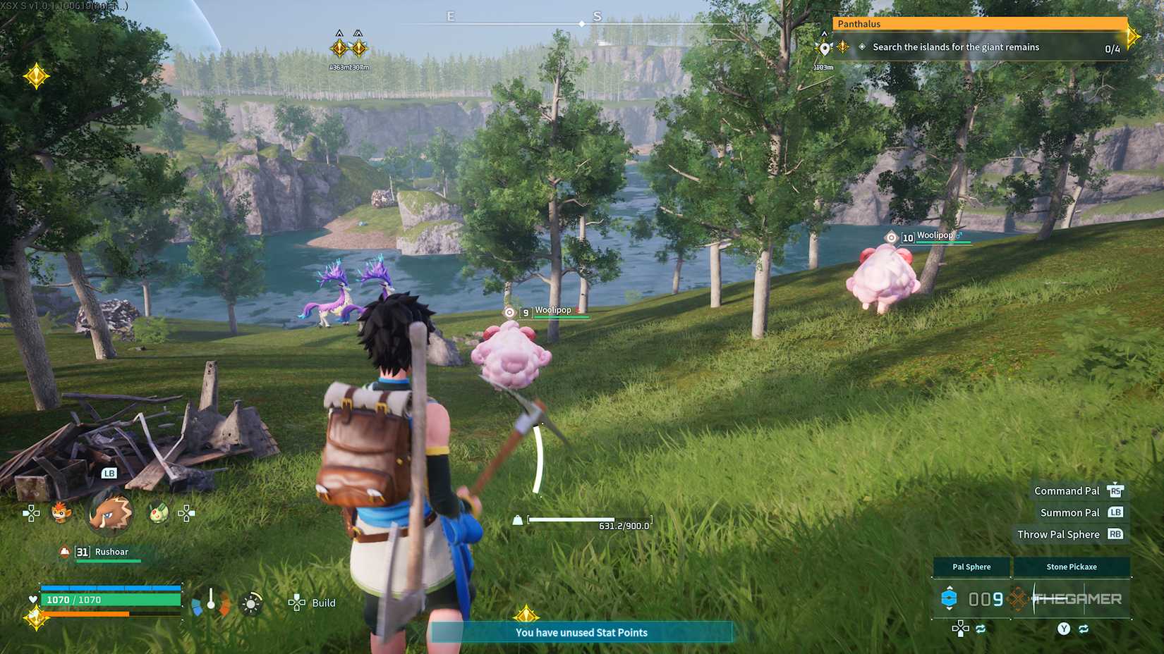 I'm playing chasing Woolipops in Palworld.