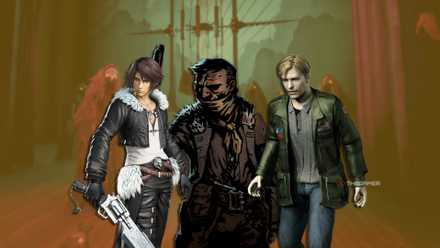 Squall from FF8, Highwayman from Darkest Dungeon, and James from Silent Hill 2 are set in a pathological setting.