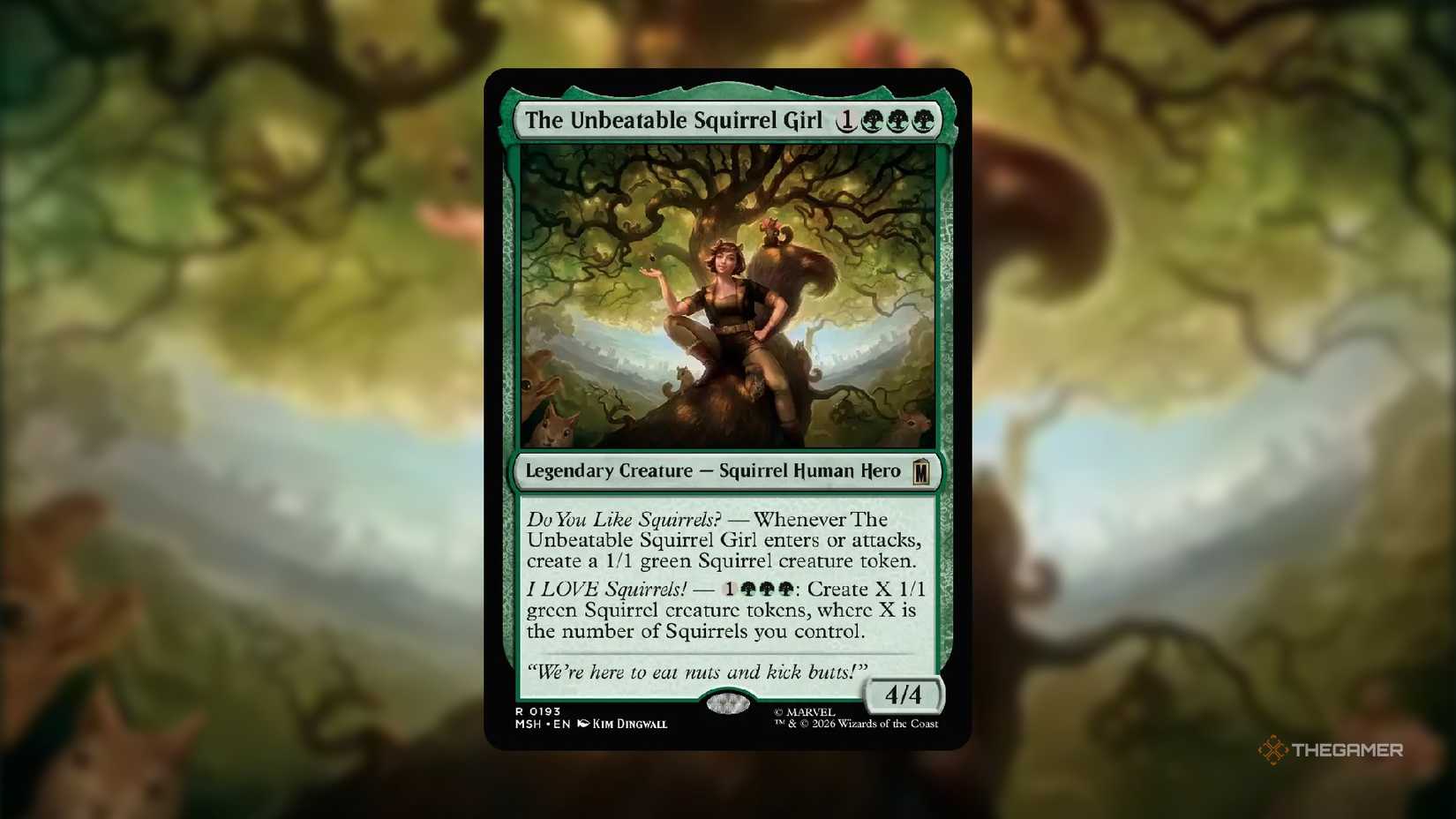 mtg cards that make squirrels Nutty Squirrels- 60 + 1 Card Green Magic the Gathering  Deck-rares-rtp-casual-fun