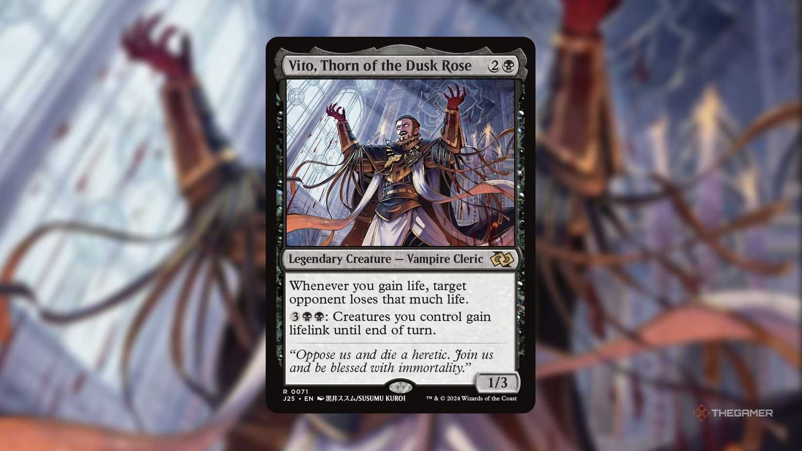 Vito, Thorn of the Dusk Rose MTG.