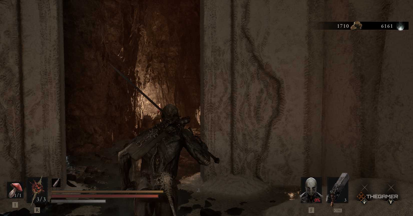 Player running in Mortal Shell 2.