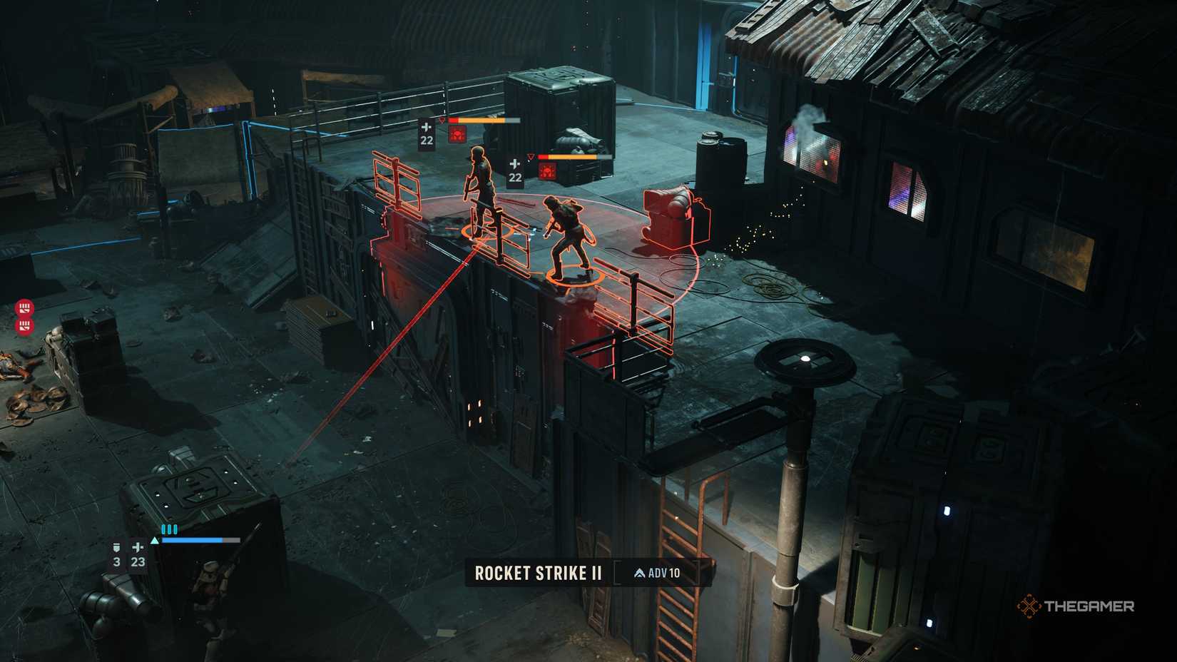 A player beating the Eavesdropping mission in Star Wars: Zero Company.