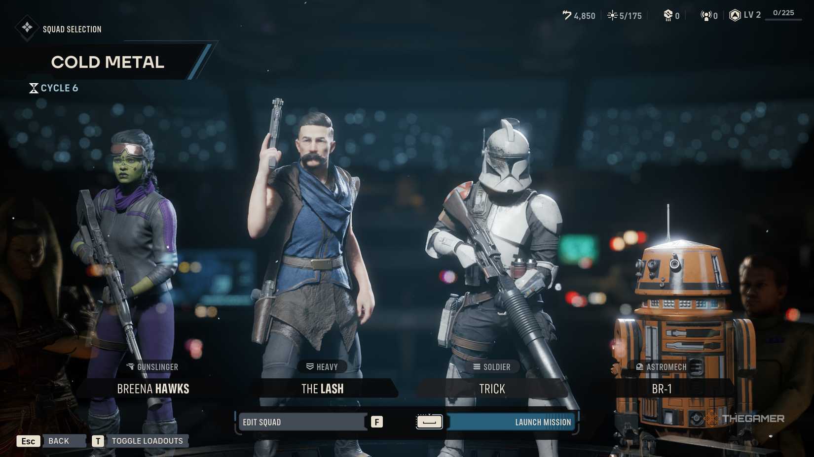 A player completing the Cold Metal mission in Star Wars Zero Company.
