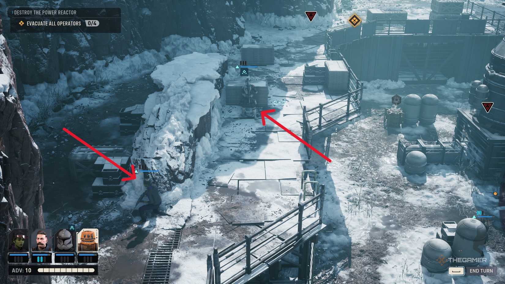 A player completing the Cold Metal mission in Star Wars Zero Company.