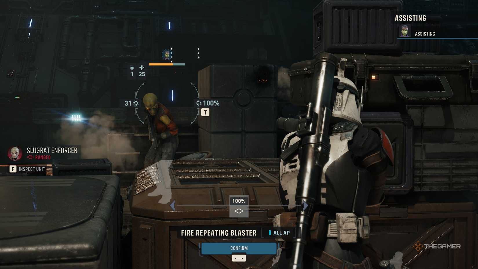 A player using the best Trick build in Star Wars Zero Company.
