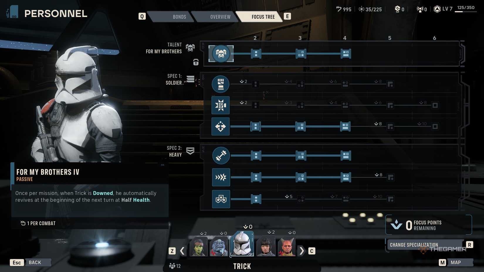A player using the best Trick build in Star Wars Zero Company.