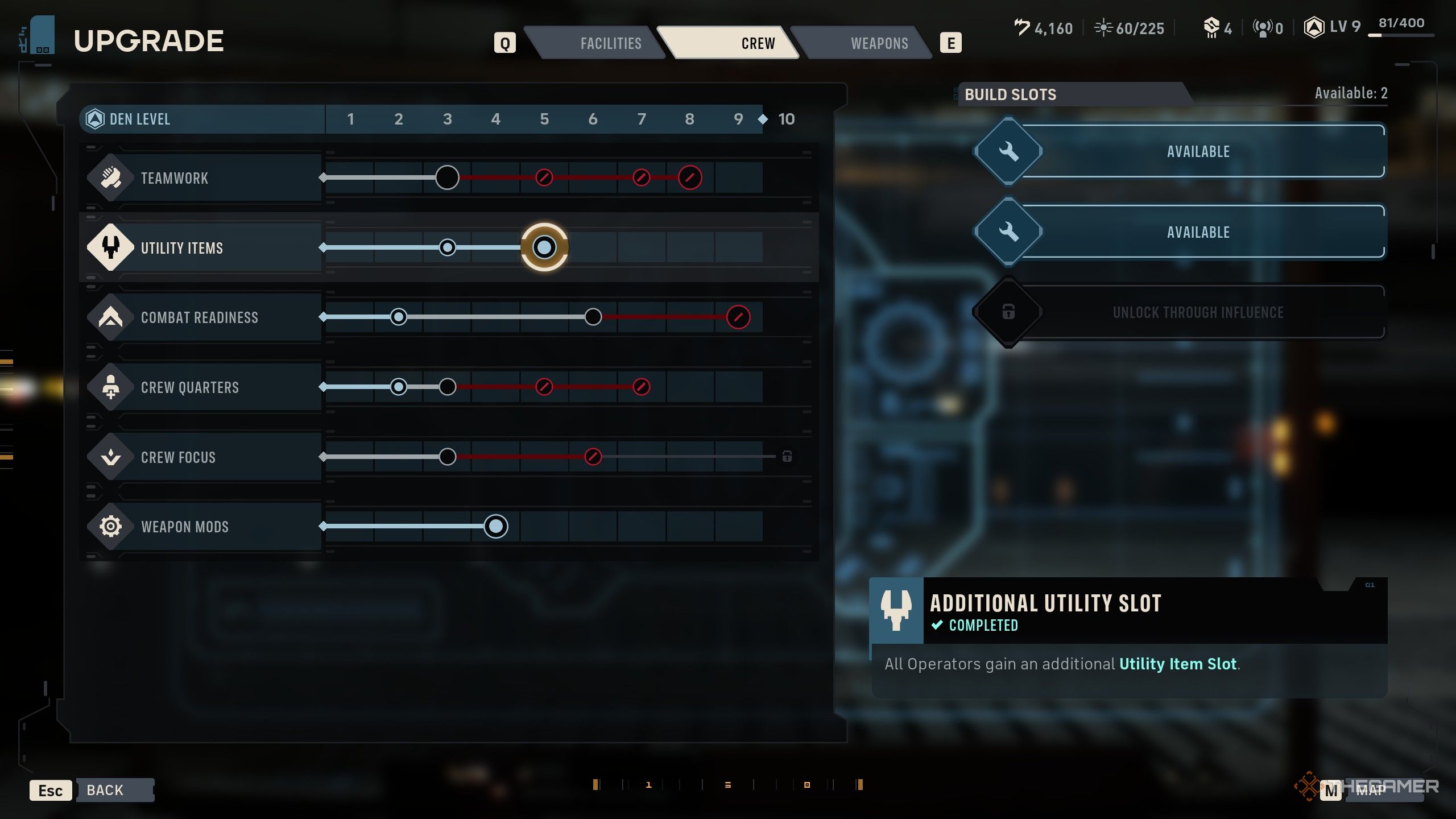A player unlocking all Utility Slots in Star Wars Zero Company.