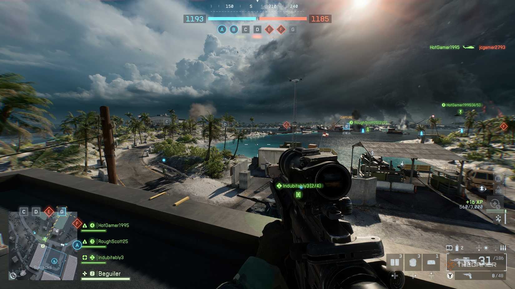 A player completing the Top Gun event update in Battlefield 6.