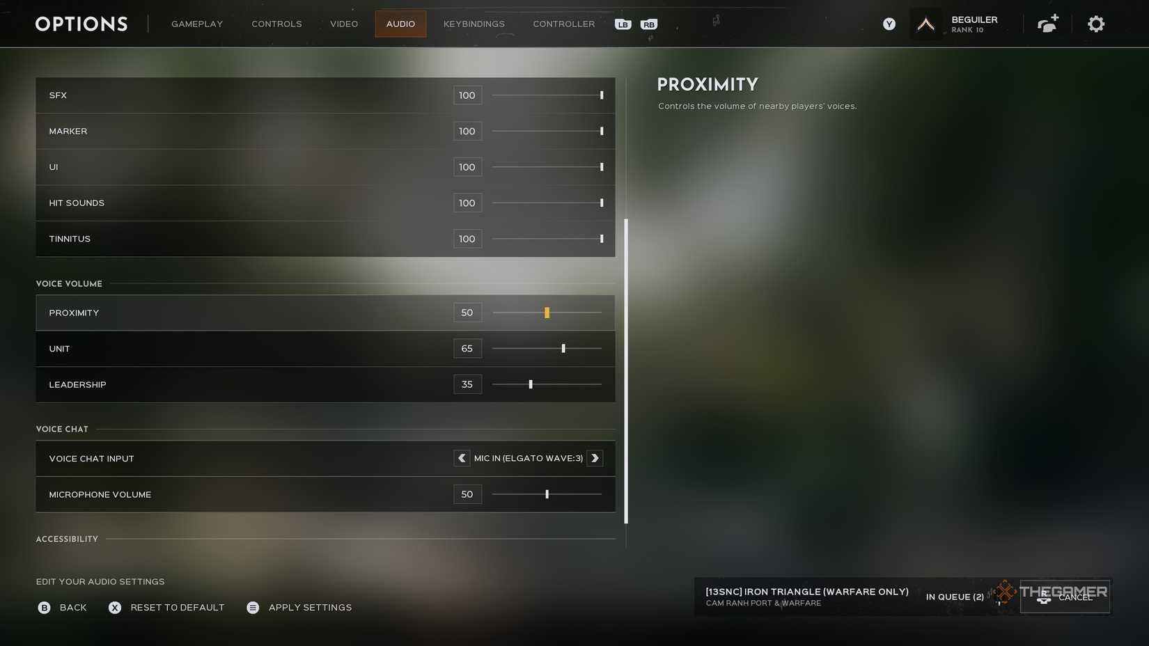 A player using push to talk on the radio in Hell Let Loose: Vietnam.