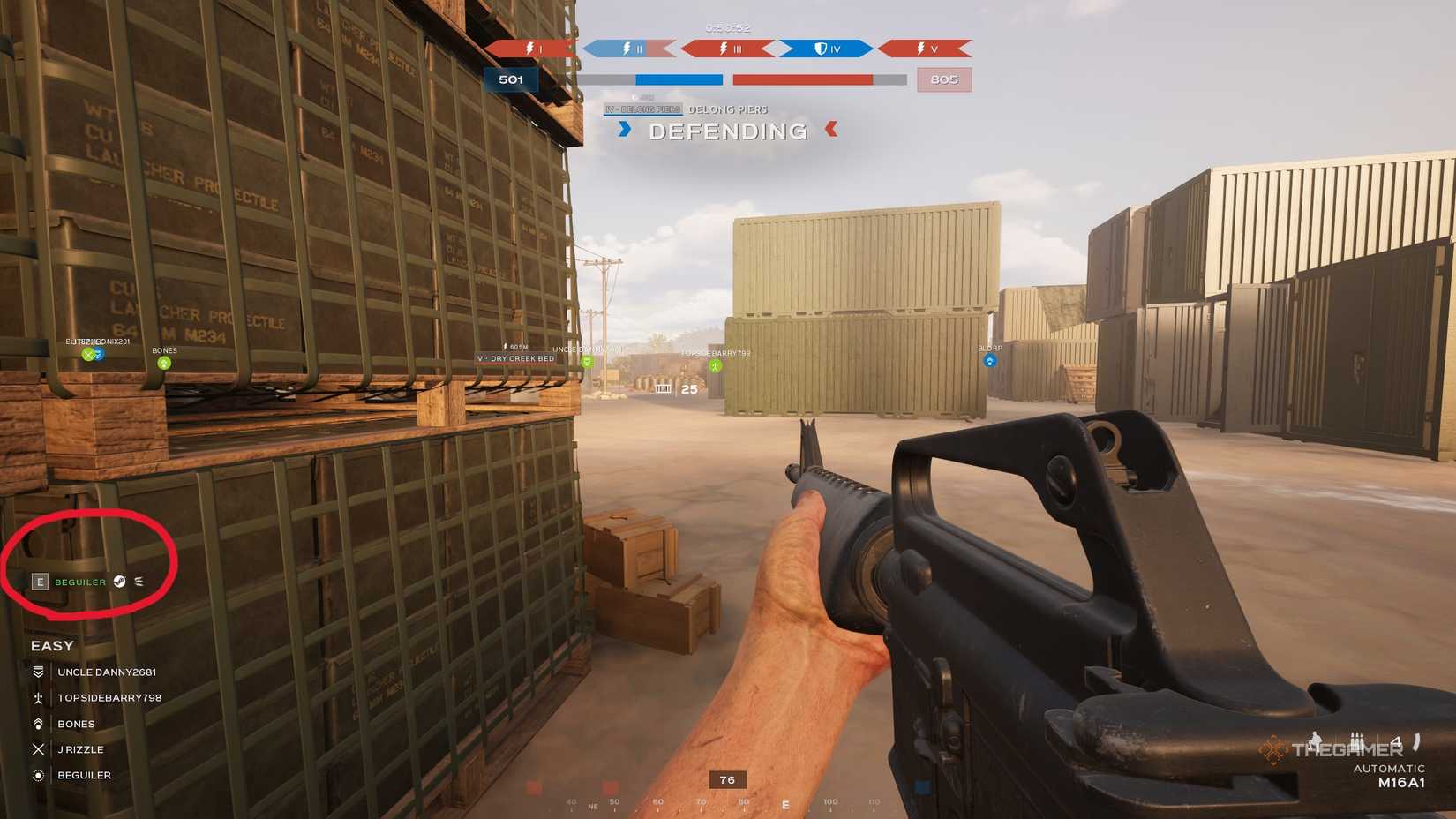 A player using push to talk on the radio in Hell Let Loose: Vietnam.