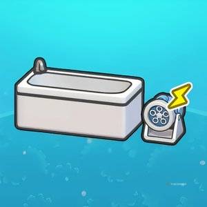 Bubbly Bathtub Habitat in Pokemon Pokopia