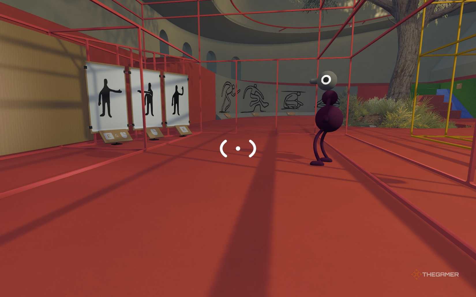 Learning to control your character in the playground in Big Walk.