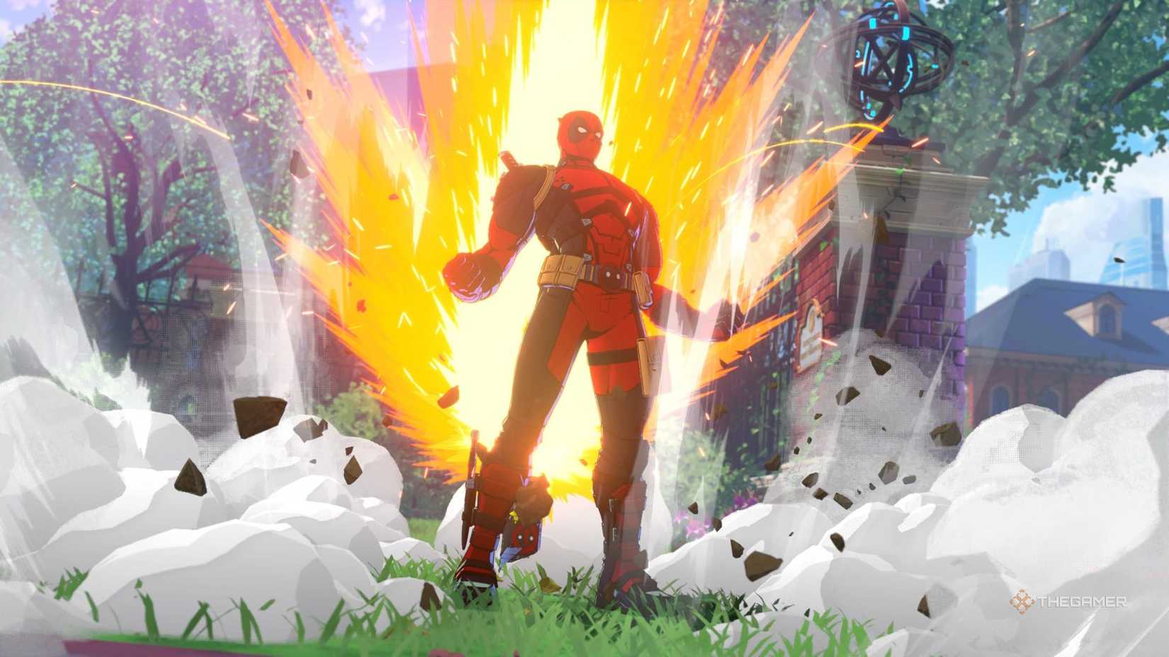 Deadpool's intro in Marvel Tokon: Fighting Souls.