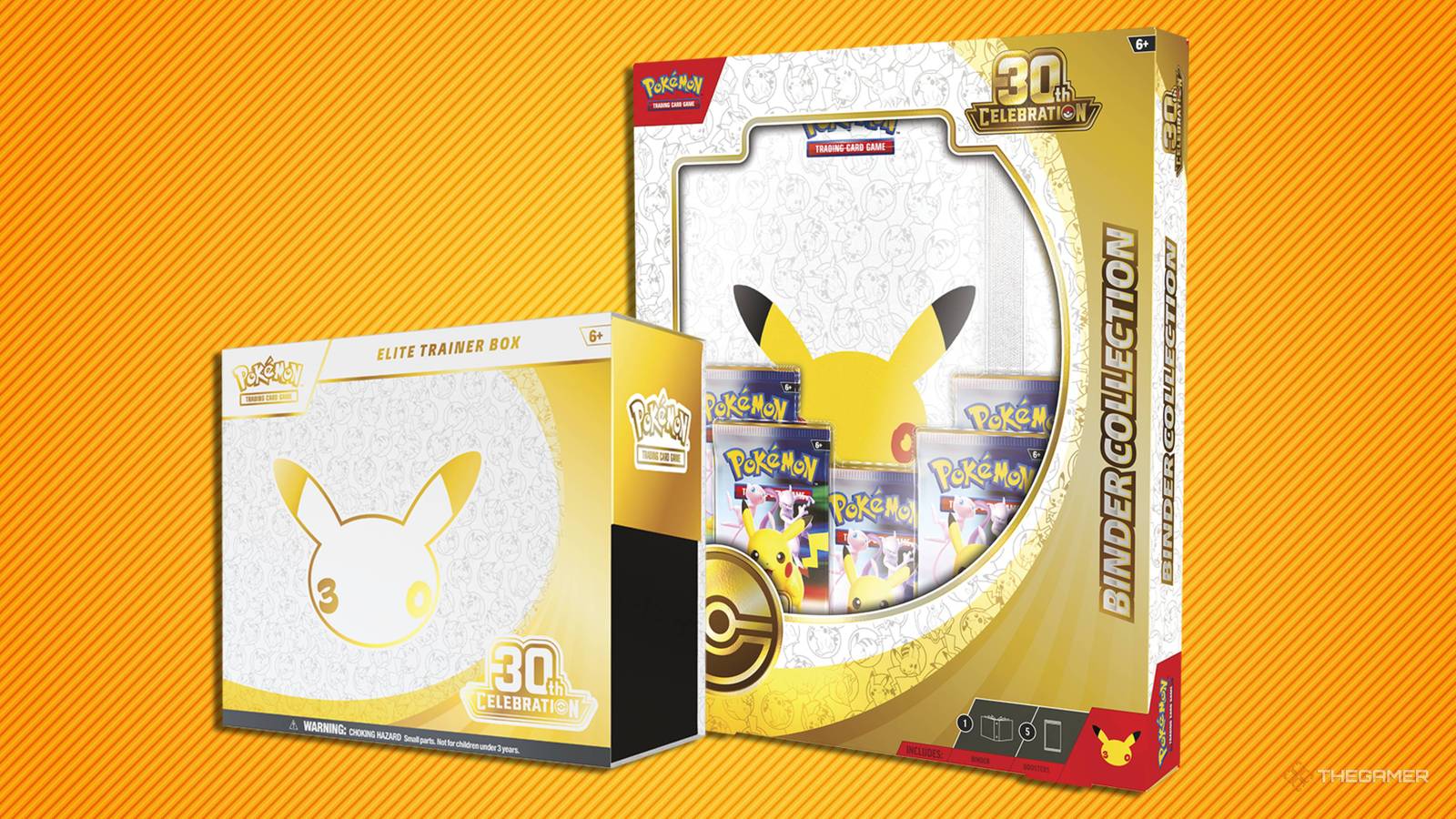 pokemon tcg 30th celebration etb and binder collection.