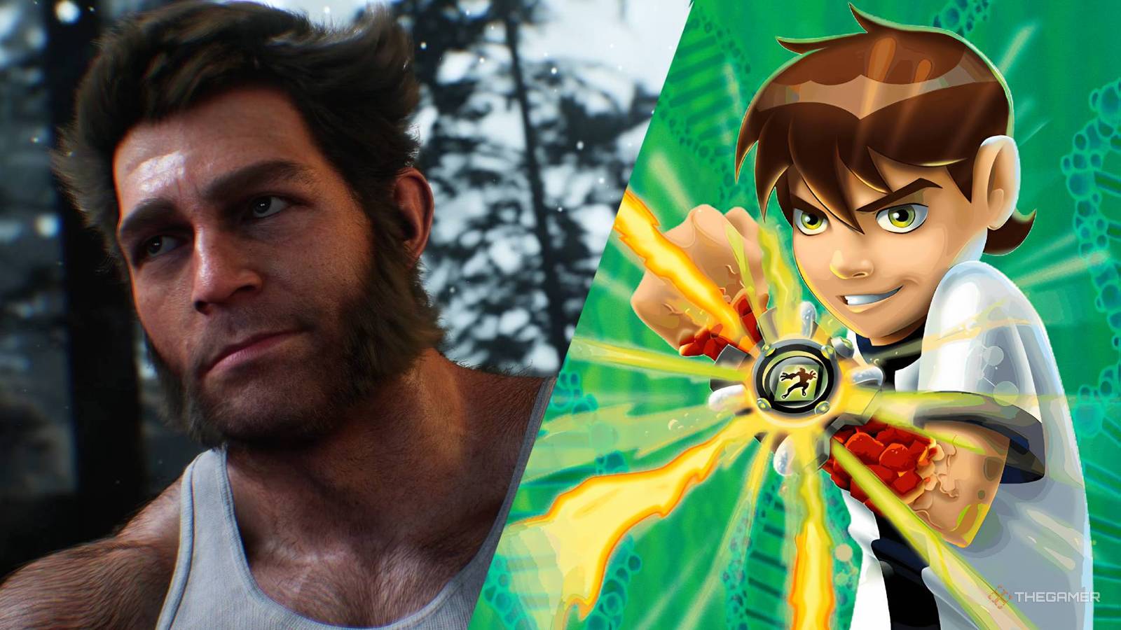 Marvel's Wolverine next to Ben 10: Protector of Earth's cover art.