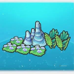 Swaying Flower Bed and Seaweed Habitat in Pokemon Pokopia