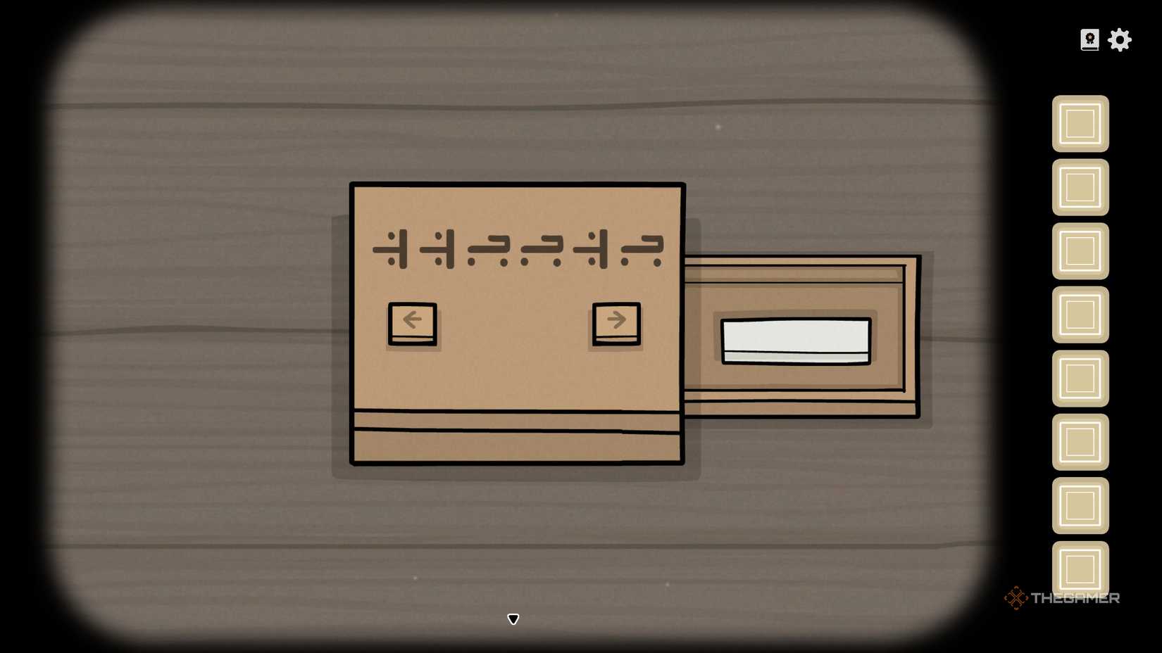 The clue from Kate's brother hidden in the left right puzzle box in Servant of the Lake.