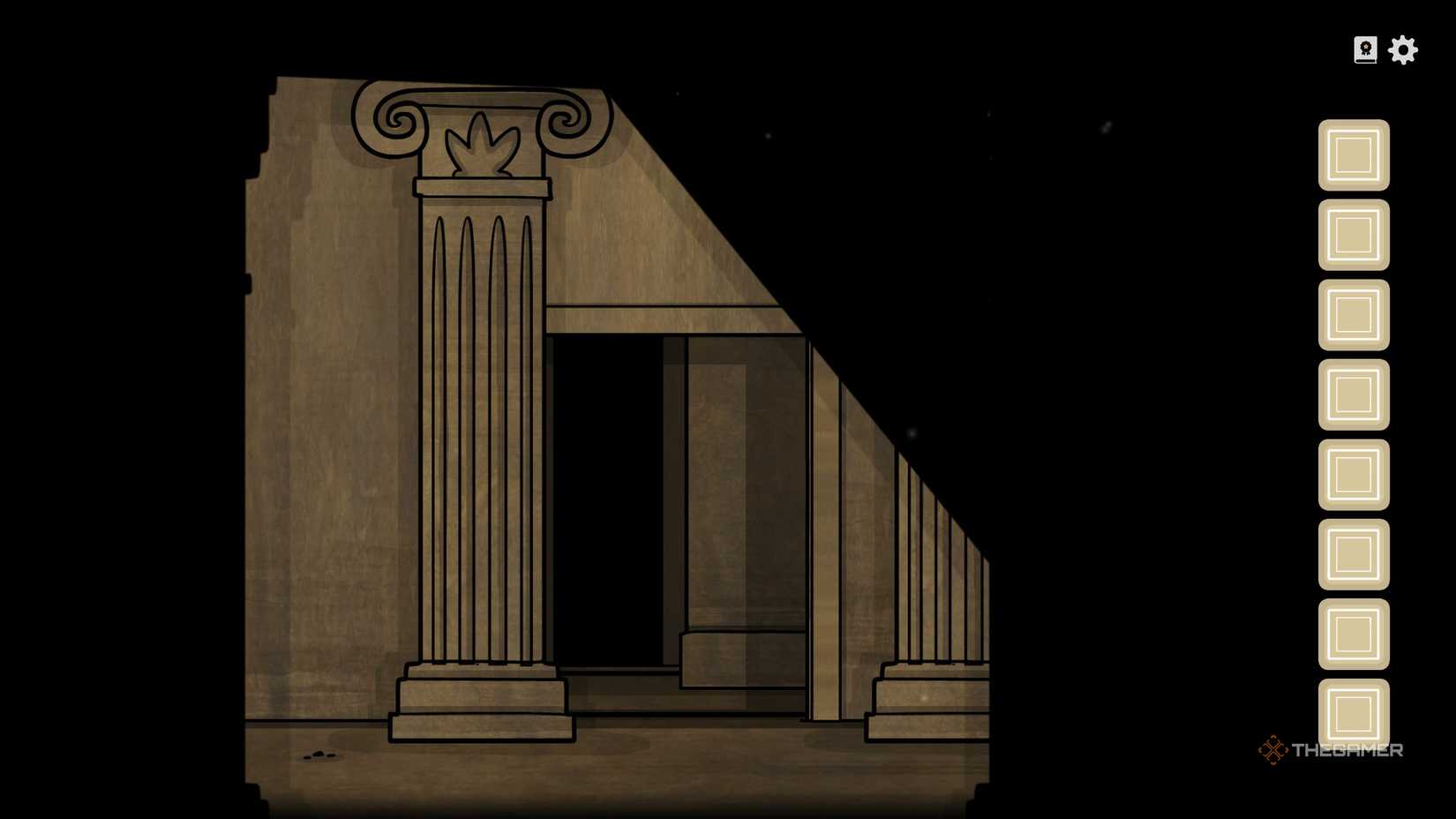 The flint on the floor in Servant of the Lake.
