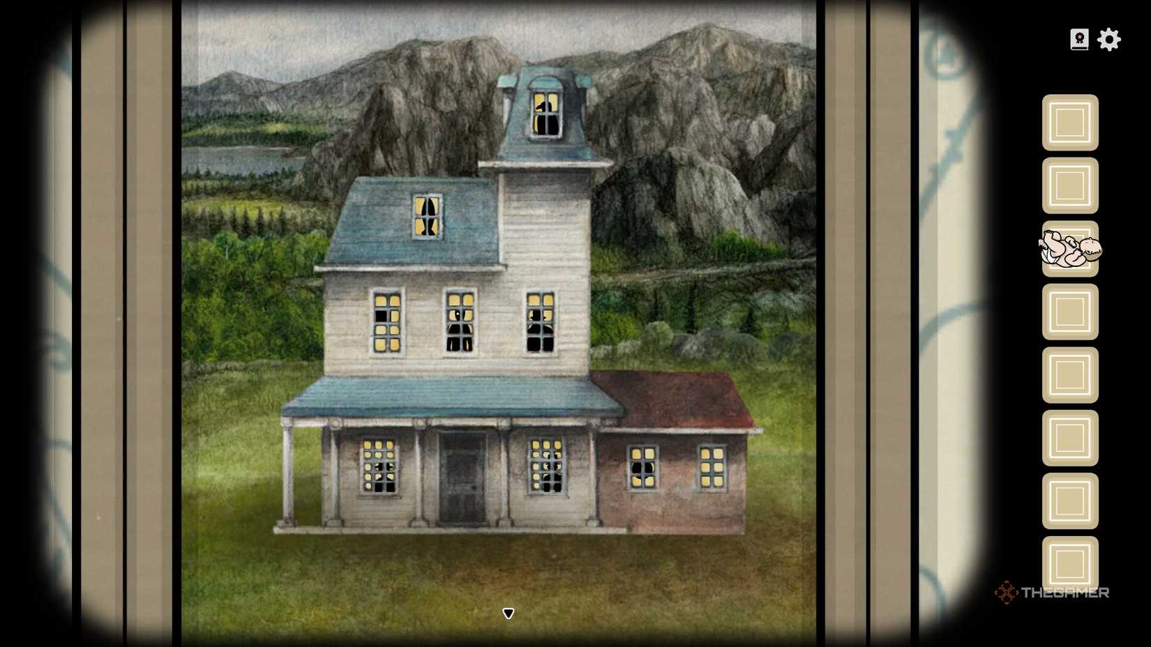 The last house painting puzzle in Servant of the Lake.