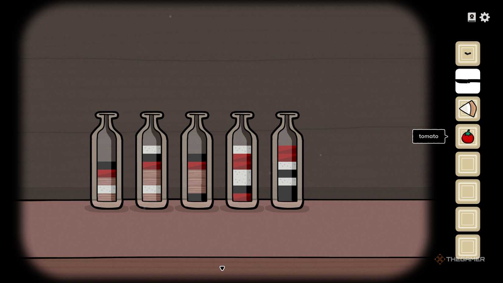 The oil bottle puzzle in Servant of the Lake.