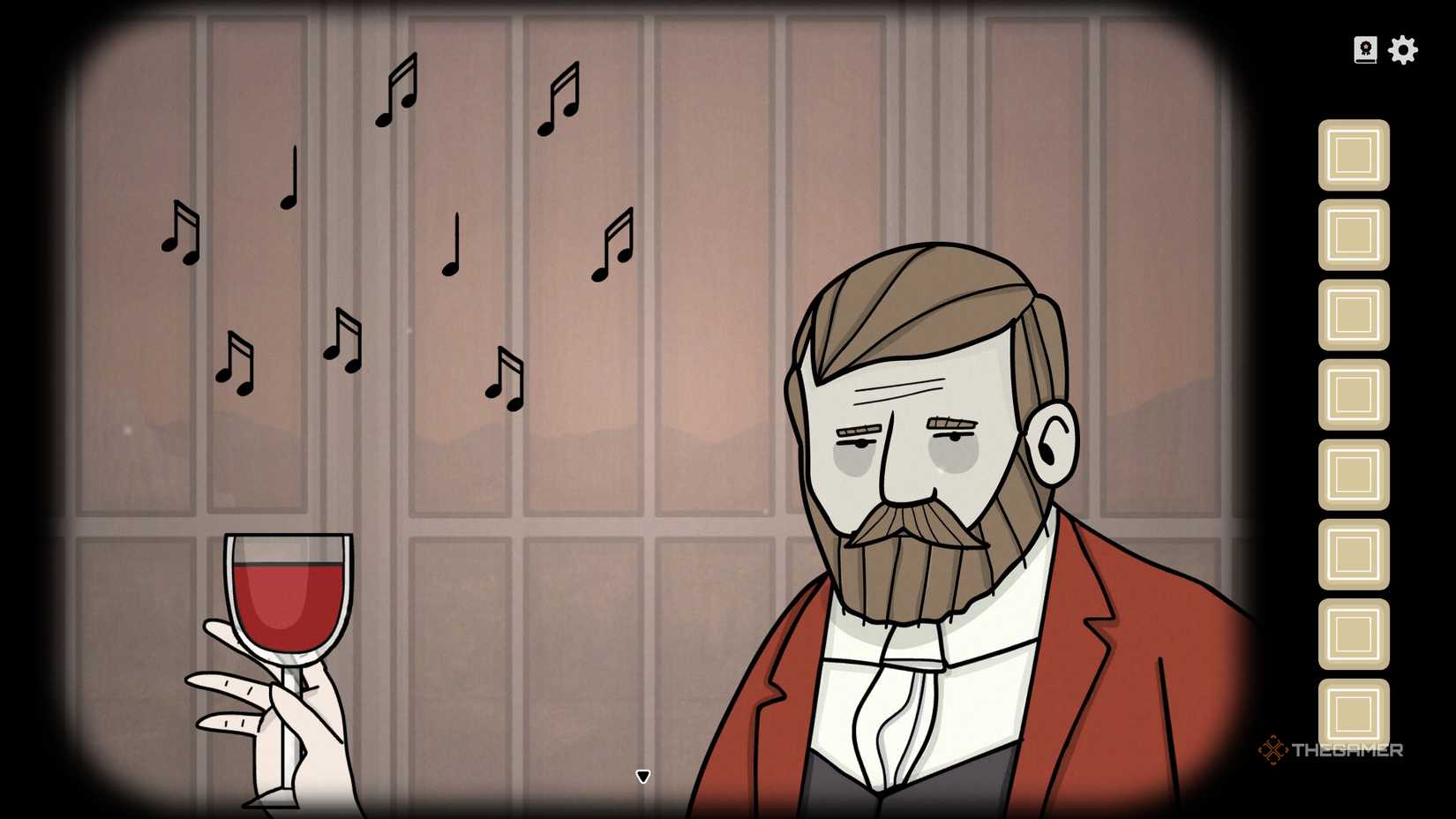 William's music puzzle in Servant of the Lake.