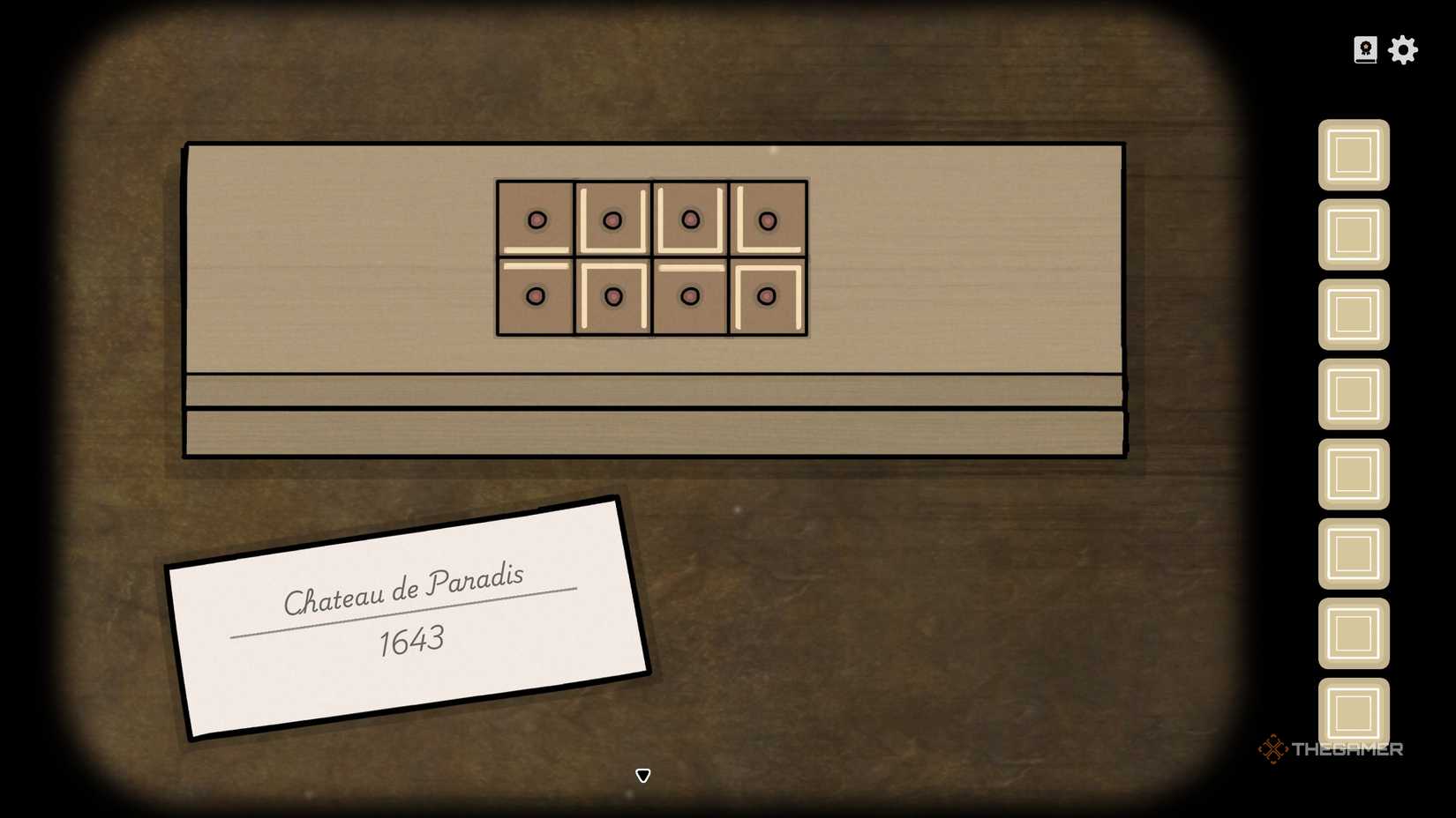 Wine puzzle box solution for Kate's brother's note in Servant of the Lake.