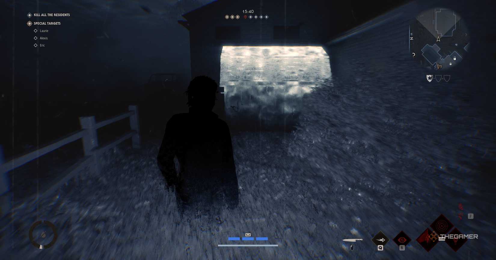 Using shift phase in Halloween: The Game.