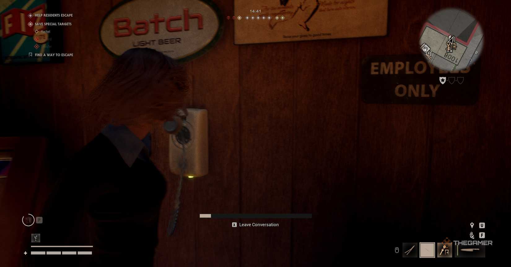 Using the phone in Halloween: The Game.