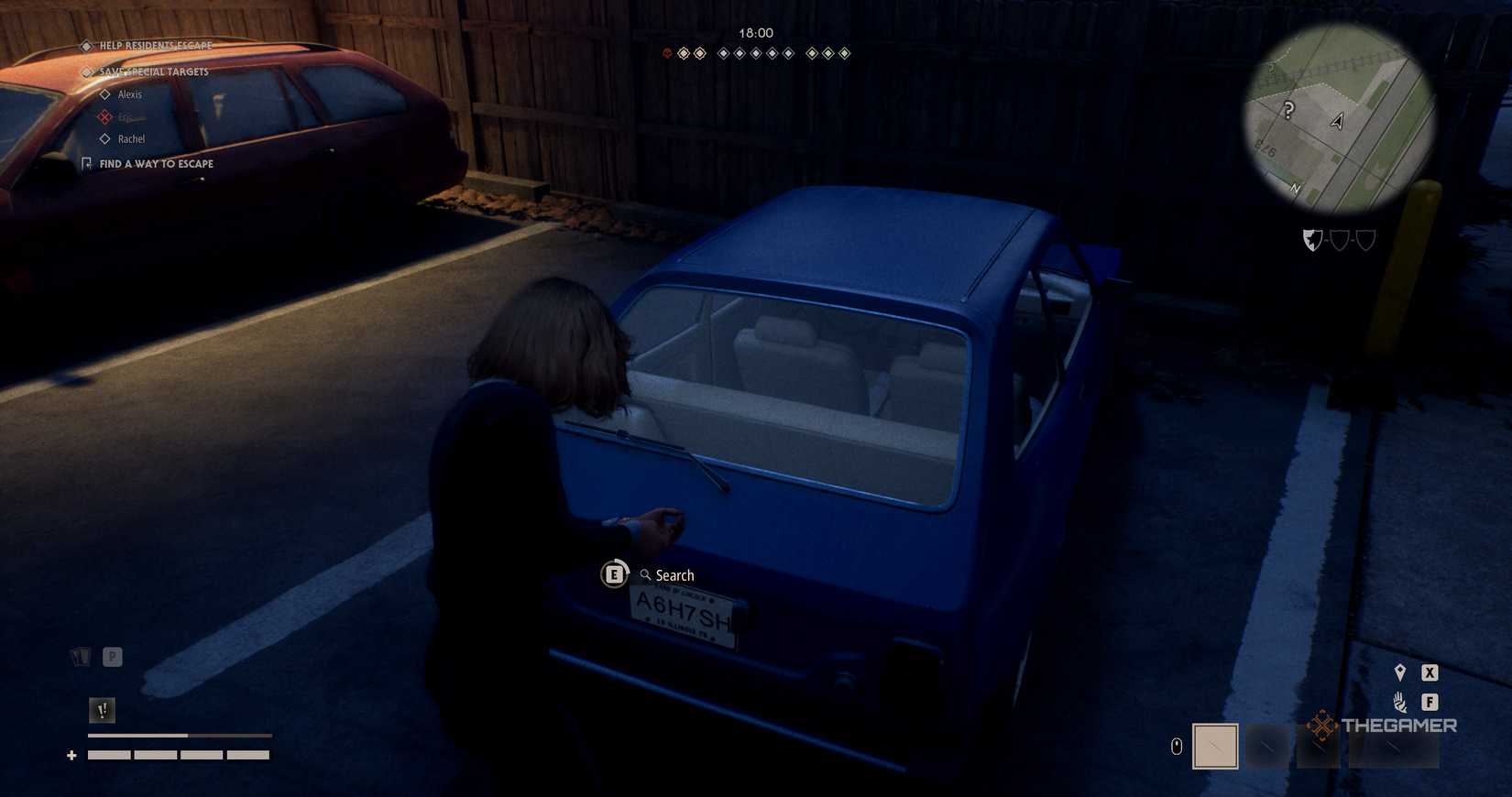 Playing as a civilian in Halloween: The Game.