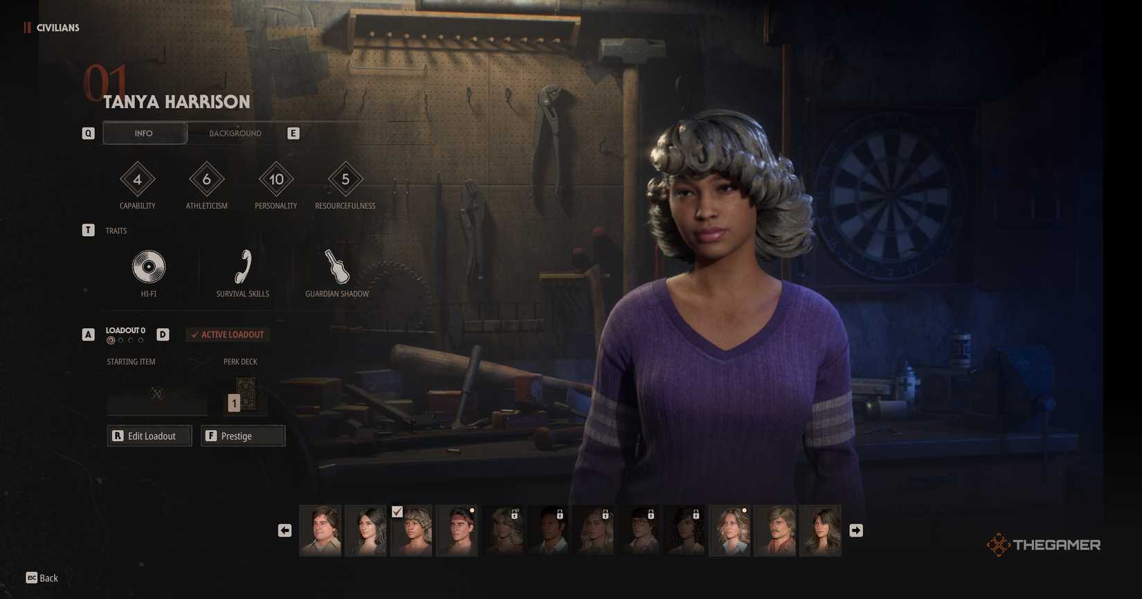 Harrison in the lobby in Halloween: The Game.