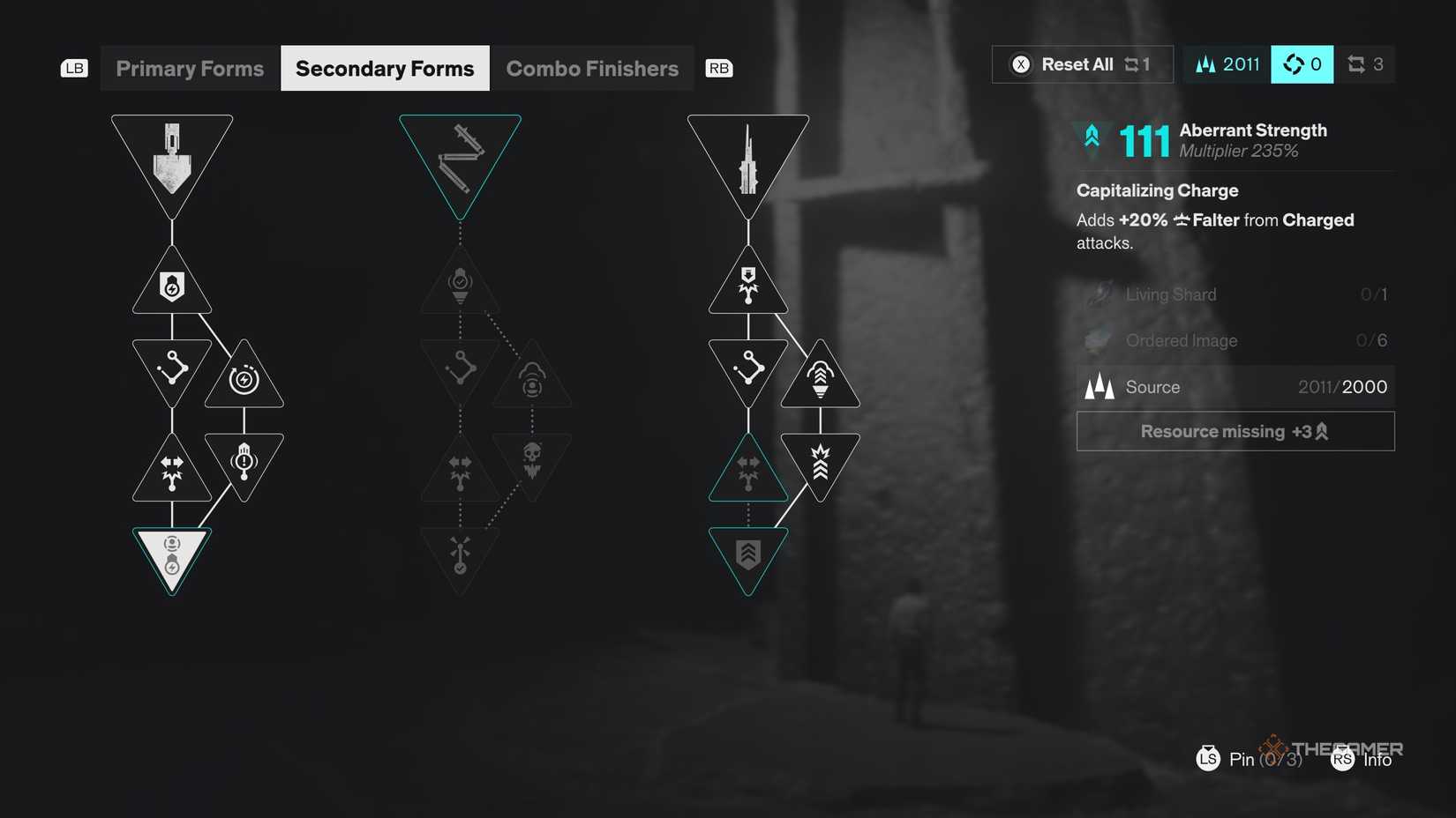 A player increasing their Aberrant Strength in Control Resonant.