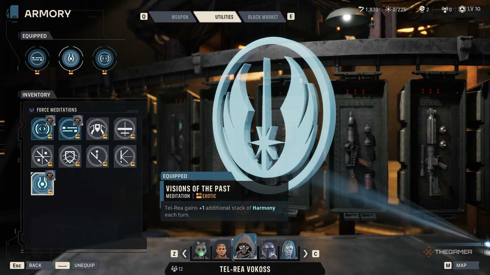 A player using the best Tel-Rea build in Star Wars Zero Company.