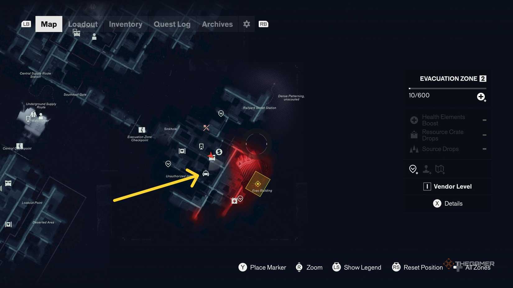 A player locating all taxis for The Last Taxi quest in Control Resonant.