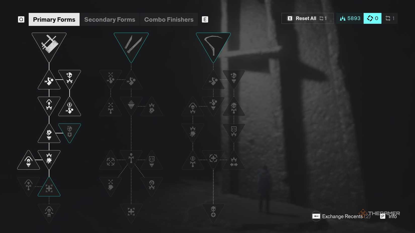 A player using the best beginner build in Control Resonant.