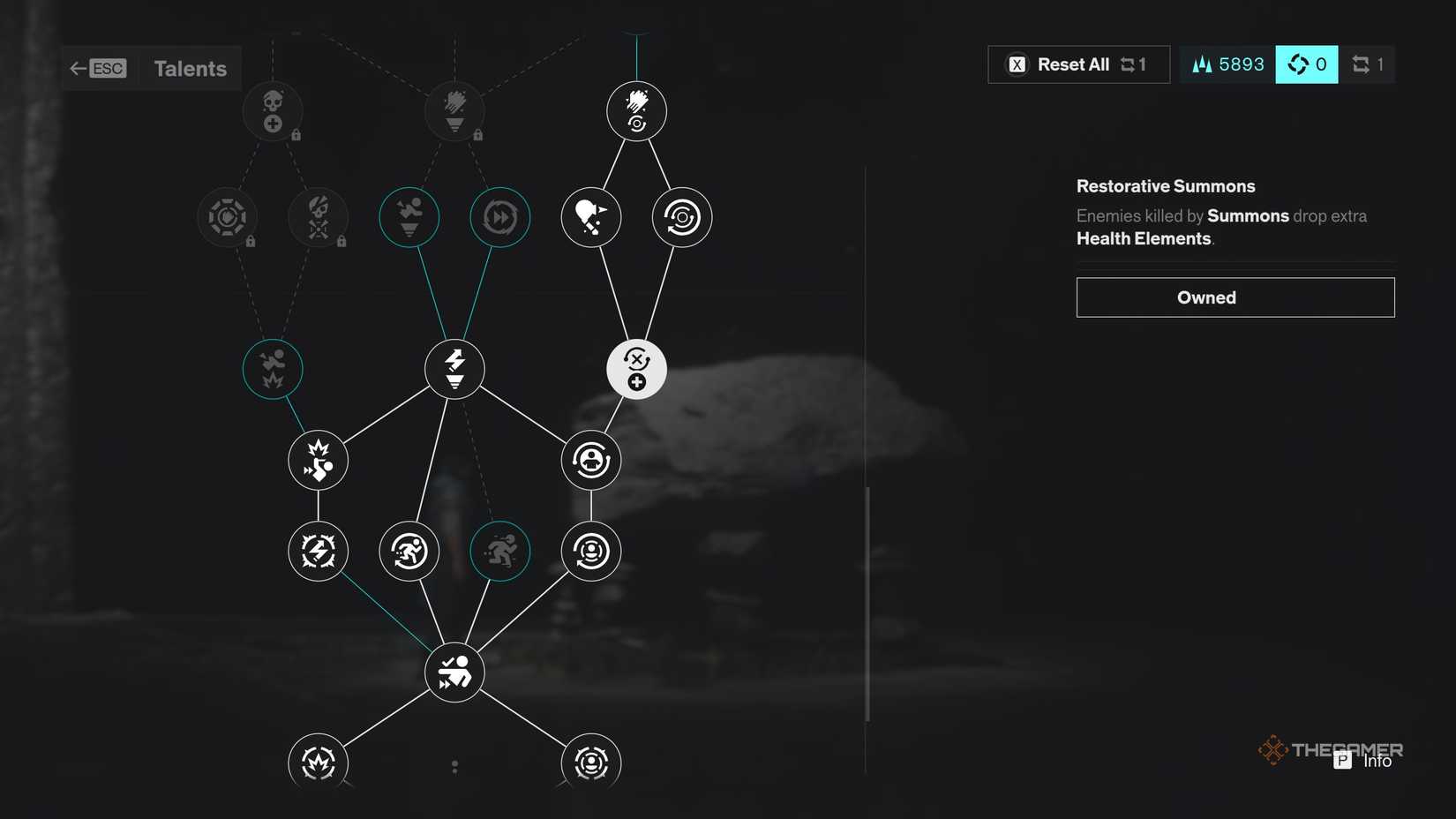 A player using the best beginner build in Control Resonant.