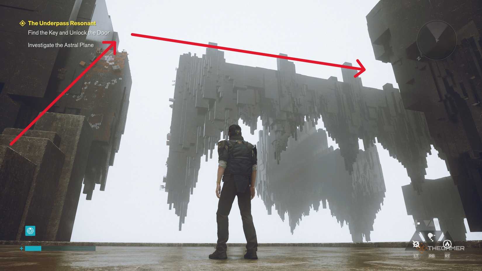 A player finding the keys and beating The Physicist boss in Control Resonant.