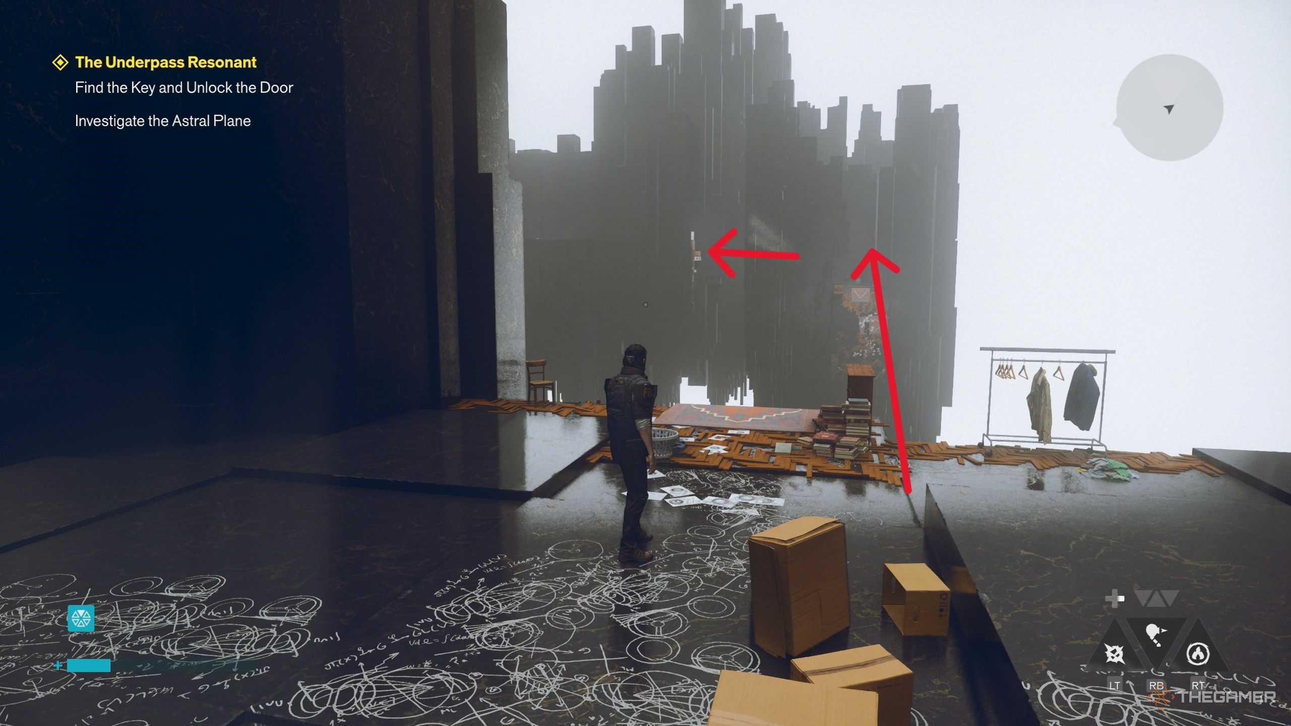 A player finding the keys and beating The Physicist boss in Control Resonant.