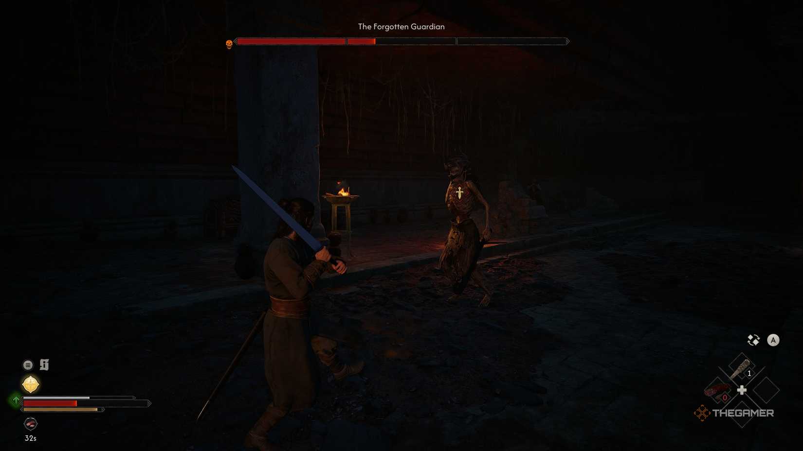 A player completing the Deep Down quest in The Blood of Dawnwalker.