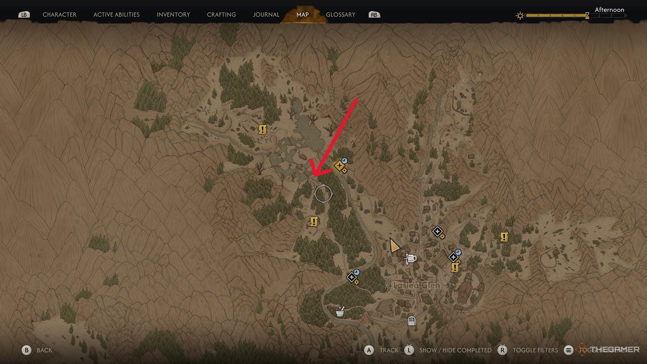 A player completing the Deep Down quest in The Blood of Dawnwalker.