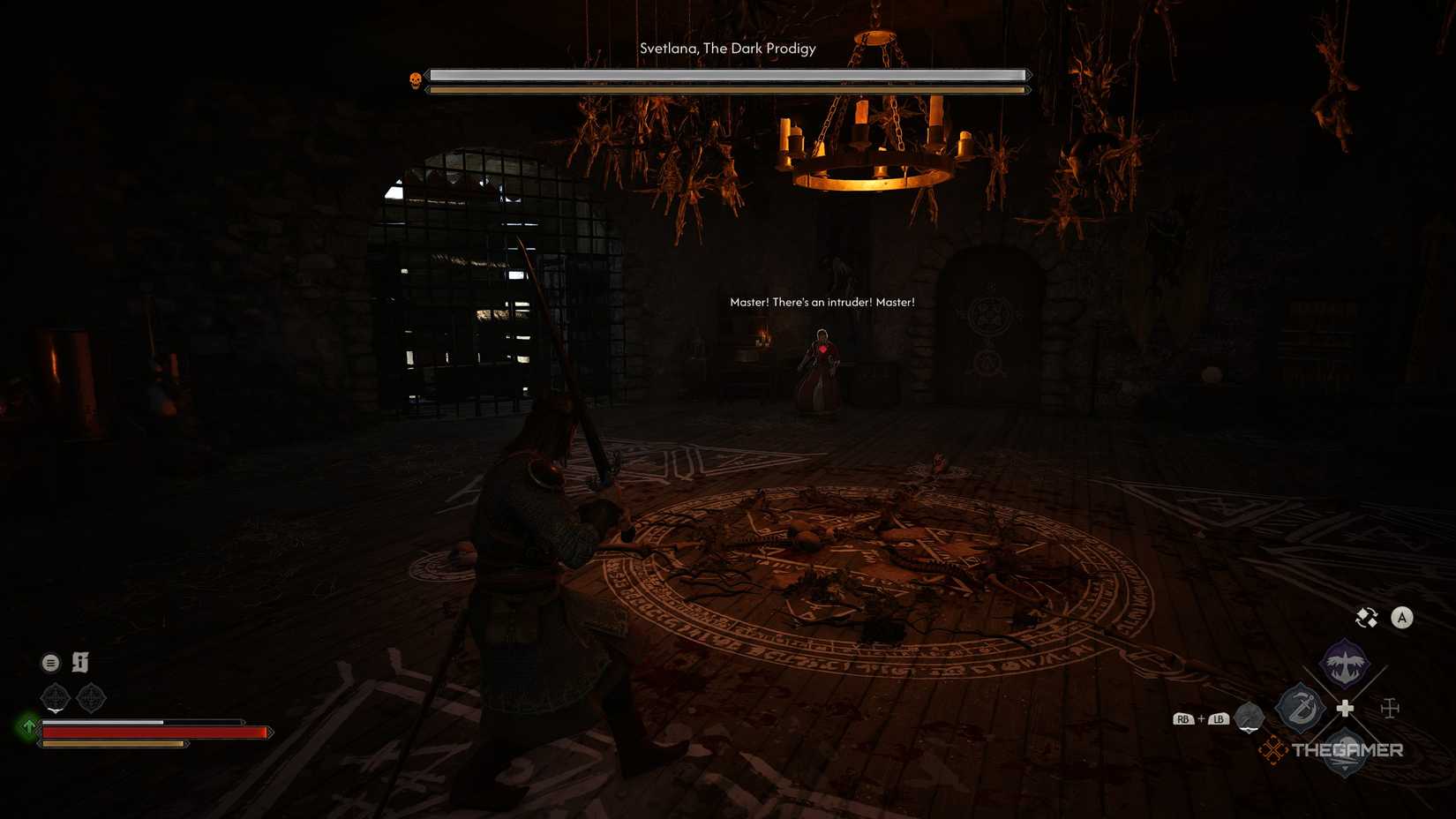A player beating the Home Sweet Home quest in The Blood of Dawnwalker.