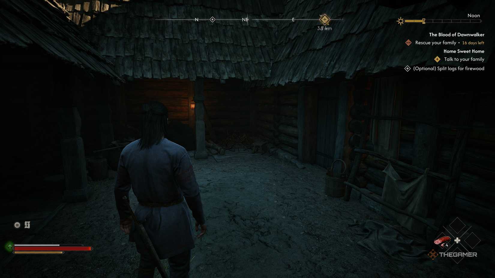 A player beating the Home Sweet Home quest in The Blood of Dawnwalker.