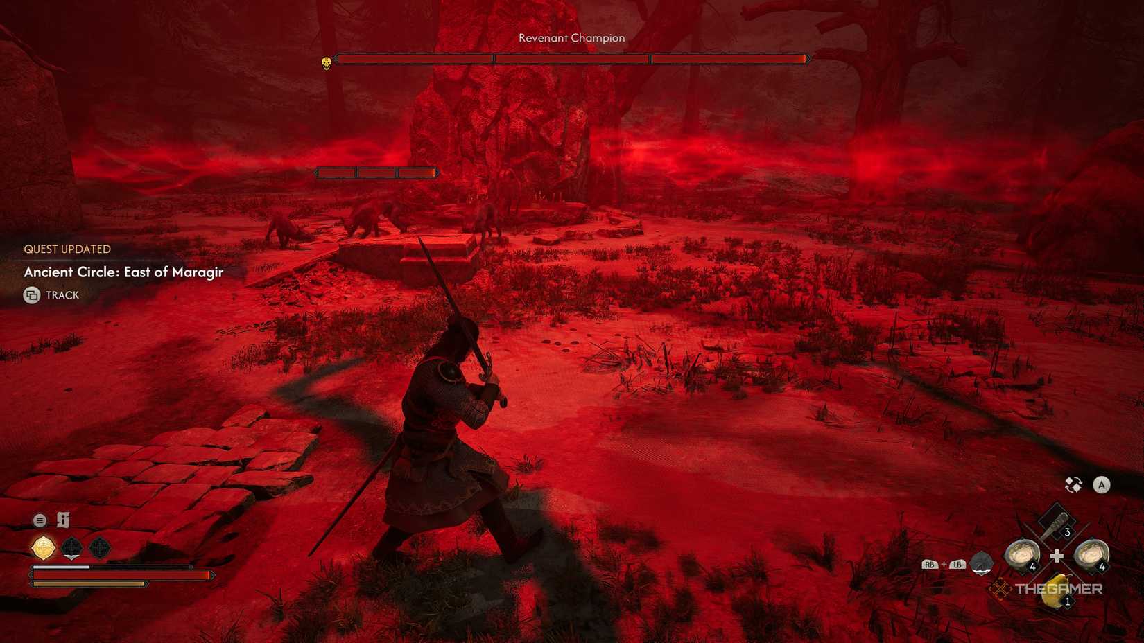 A player locating all Ancient Circle sites in The Blood of Dawnwalker.