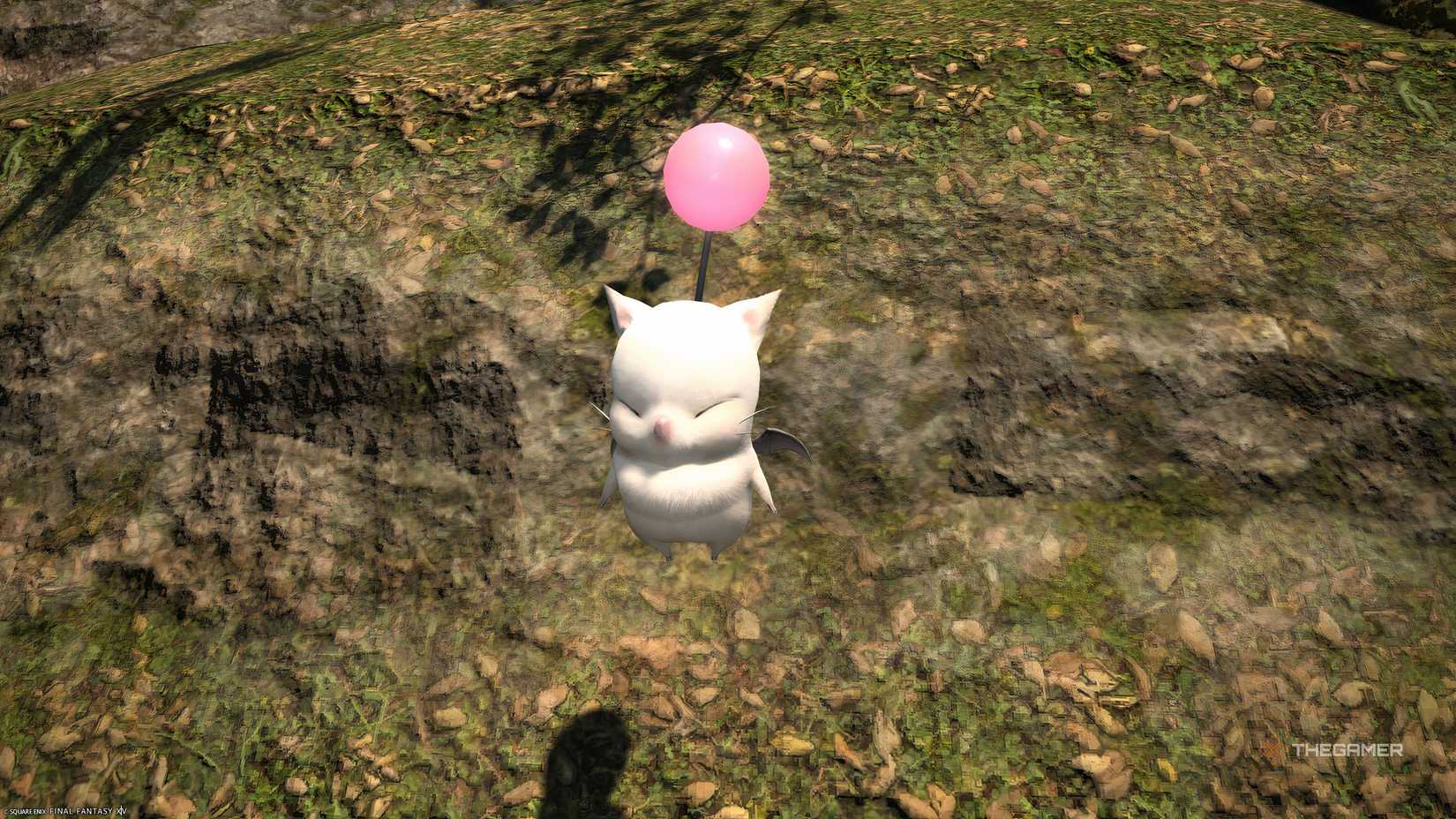A moogle in Final Fantasy 14.
